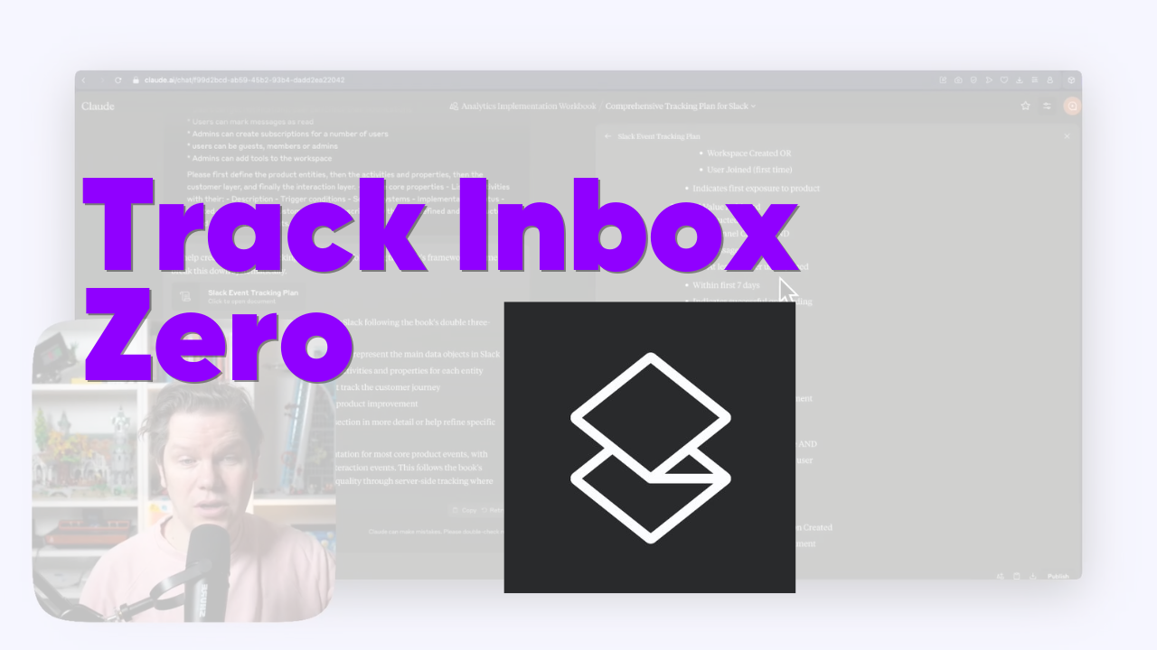 Build a tracking plan around one core feature - Inbox Zero in Superhuman